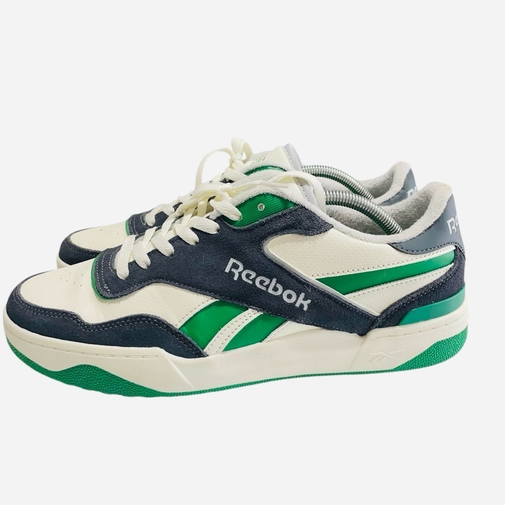 Reebok Unisex BB 4000 II Basketball Shoe, White/Pure Grey/Glen Green size 11.5